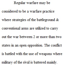 Comparative National Security_M5A1- Regular Versus Irregular Warfare